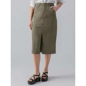 Sanctuary Triple Threat Skirt Burnt Olive Size 25 NWT